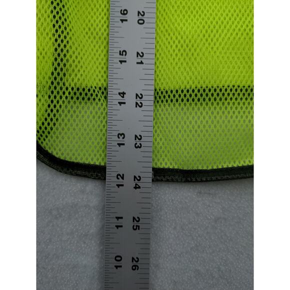 Grainger Safety Vest Neon Yellow 1YAC5D Size Universal 100% Polyester - Picture 9 of 9